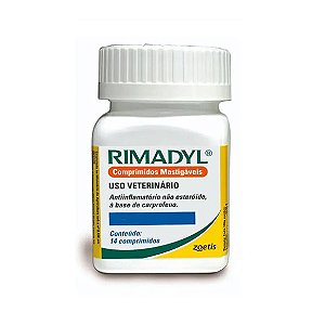 Rimadyl 25mg: anti-inflamatório para o seu cão 14 comprimidos