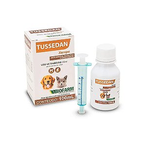 Tussedan Xarope para Cães e Gatos 100 ml
