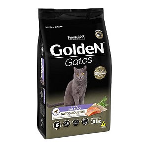 Golden Gatos Adultos Salmão 10,1kg