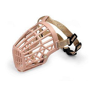 Focinheira Plástica Com Ajuste Para Cães G