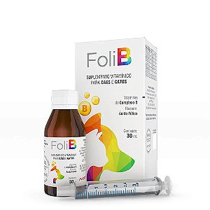Suplemento Foli B para Cães e Gatos 30 ml