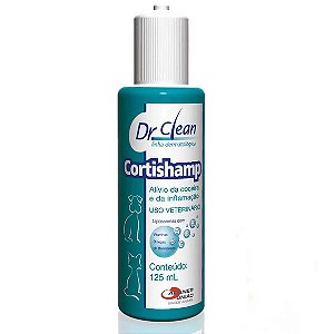 Shampoo Cortishamp Antialérgico Cães e Gatos Agener União 125 ml