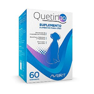 Suplemento Alimentar Cães Quetin 30 Avert 60 comprimidos
