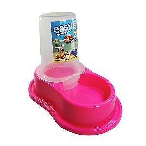 Bebedouro Plástico Anti-Formiga Automático Furacão Pet Rosa Único