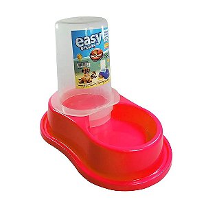 Bebedouro Plástico Anti-Formiga Automático Furacão Pet Vermelho Único