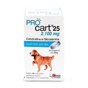 Regenerador Articular Cães Pro Cart 25 60 Comprimidos