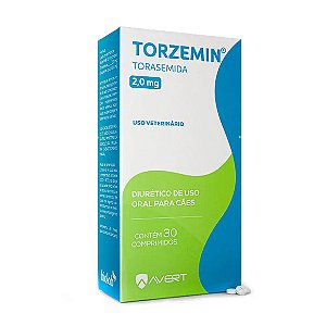 Torzemin 2mg Diurético para Cães 30 comprimidos