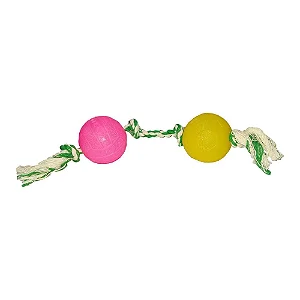 Bola Mini Frizada Dupla Com Corda Unidade