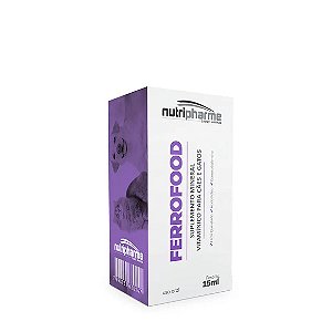 Suplemento para Cães e Gatos Ferrofood Líquido Nutripharme 15 ml