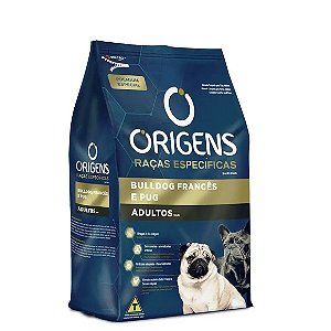Origens Cães Adultos Raças Específicas Bulldog Francês e Pug 10,1 kg