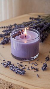 Vela Aromática Lavanda 110g Elusense