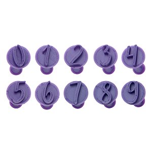 Carimbo 5002 - Marcador Brigadeiro - Números Cursivos