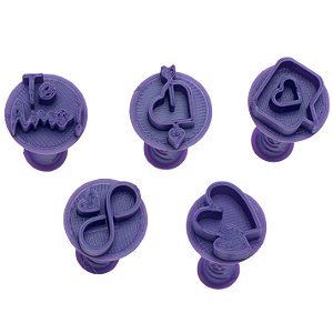 Carimbo 5007 - Marcador Brigadeiro - Amor - Flexarte