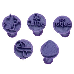 Carimbo 5009 - Marcador Brigadeiro - Outubro Rosa Flexarte