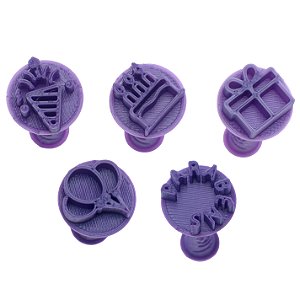 Carimbo 5023 - Marcador Brigadeiro - Aniversário - Flexarte