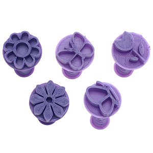 Carimbo 5028 - Marcador Brigadeiro - Flores e Borboletas