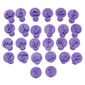 Carimbo 5042 - Marcador Brigadeiro - Alfabeto Min.  Flexarte