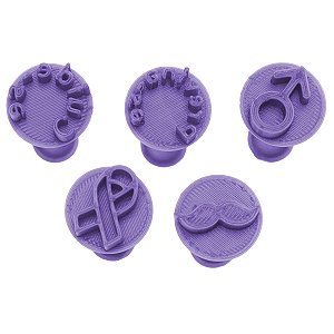 Carimbo 5044 - Marcador Brigadeiro - Novembro Azul  Flexarte