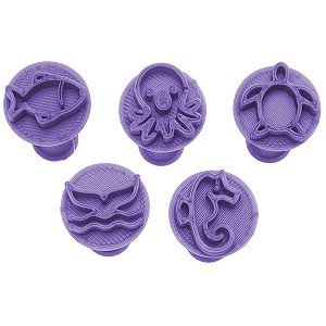 Carimbo 5046 - Marcador Brigadeiro - Fundo do Mar - Flexarte