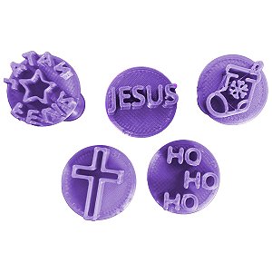 Carimbo 5048 - Marcador Brigadeiro - Mix Natal 01 - Flexarte