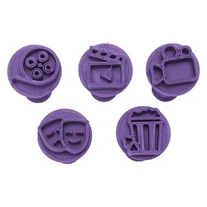 Carimbo 5074 - Marcador Brigadeiro - Cinema - Flexarte