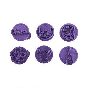 Carimbo 5089 - Marcador Brigadeiro - Lilo & Stitch  Flexarte