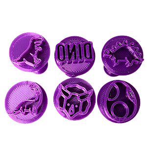 Carimbo 5102 - Marcador Brigadeiro - Dino - Flexarte