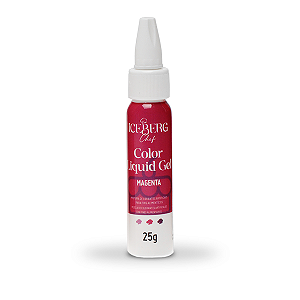 Corante Magenta Liquid Gel 25g Iceberg Chef Original