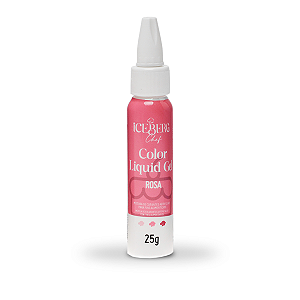 Corante Rosa Liquid Gel 25g Iceberg Chef Original