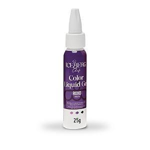 Corante Roxo Liquid Gel 25g Iceberg Chef Original