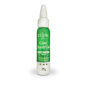 Corante Verde Bandeira Liquid Gel 25g Iceberg Chef Original