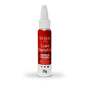 Corante Vermelho Morango Liquid Gel 25g Iceberg Chef