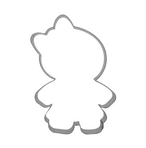 Cortador Bonequinha 1 G - 497 - 1 unidade - RR Cort - Flexarte