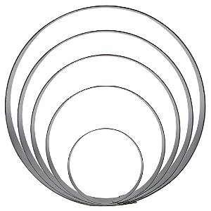 Cortador Kit Círculo com 5 pçs 018 RR Cortadores - Flexarte