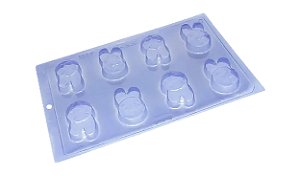 Forma de Chocolate Pão De Mel Coelho Pro - Porto Formas