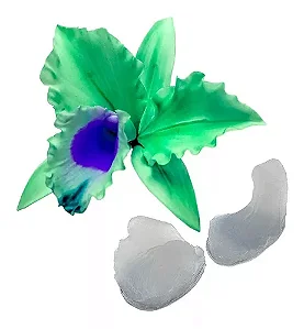 Kit 3 Marcadores De Orquídea Flor 6 Peçs