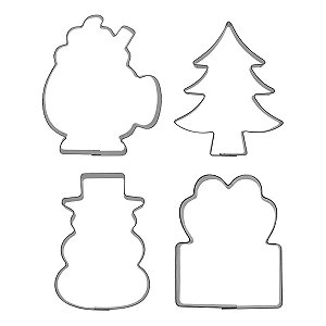 Kit Cortador de Natal 11 P - 613 - 4unid - RR Cort - Flexarte