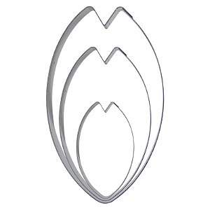 Kit Cortador Flor Tulipa Lisa