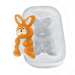Molde de  Silicone 005 - Coelhinho Agachado