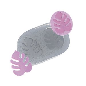 Molde de  Silicone 074 - Dupla de Folhas
