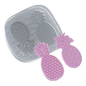Molde de  Silicone 088 - Dupla de Abacaxis