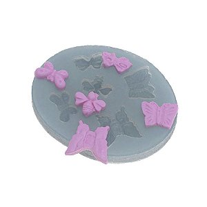 Molde de  Silicone 116 - Borboletas