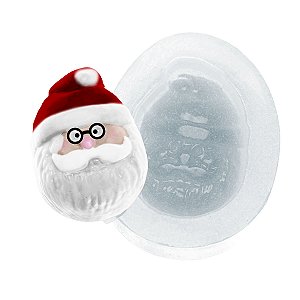Molde de  Silicone 120 - Papai Noel Rosto 2