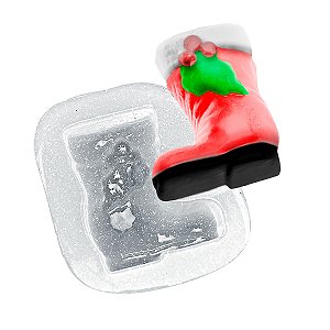 Molde de  Silicone 123 - Bota de Natal 1