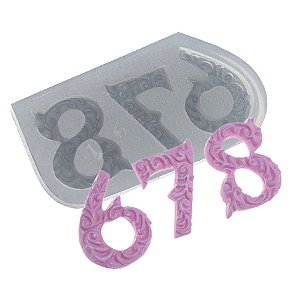 Molde de  Silicone 151 - Números Grandes 6-7-8