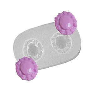 Molde de  Silicone 209 - Jóia Oval Média