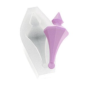 Molde de  Silicone 222 - Pingente Lapidado Pião