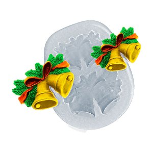 Molde de  Silicone 241 - Par de Sinos