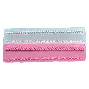 Molde de  Silicone 247 - Dupla de Cordões