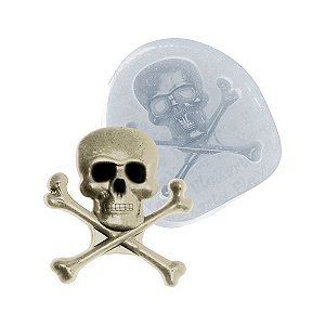 Molde de  Silicone 254 - Caveira Pirata - Halloween Flexarte